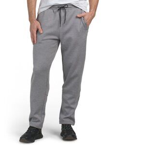 SPYDER Medium Grey Heather Heavyweight Perforated Bonded Polar Fleece Pants